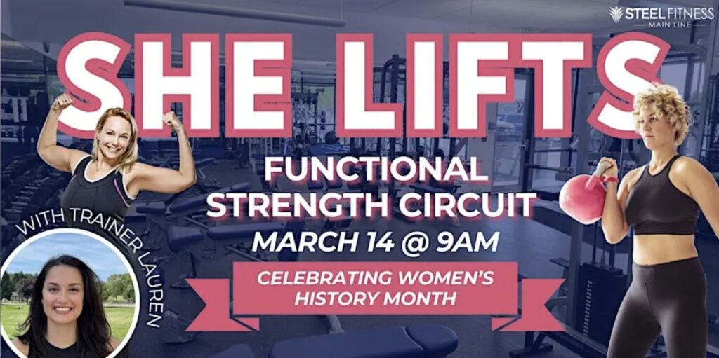 She Lifts Popup Class at Steel Fitness Main Line