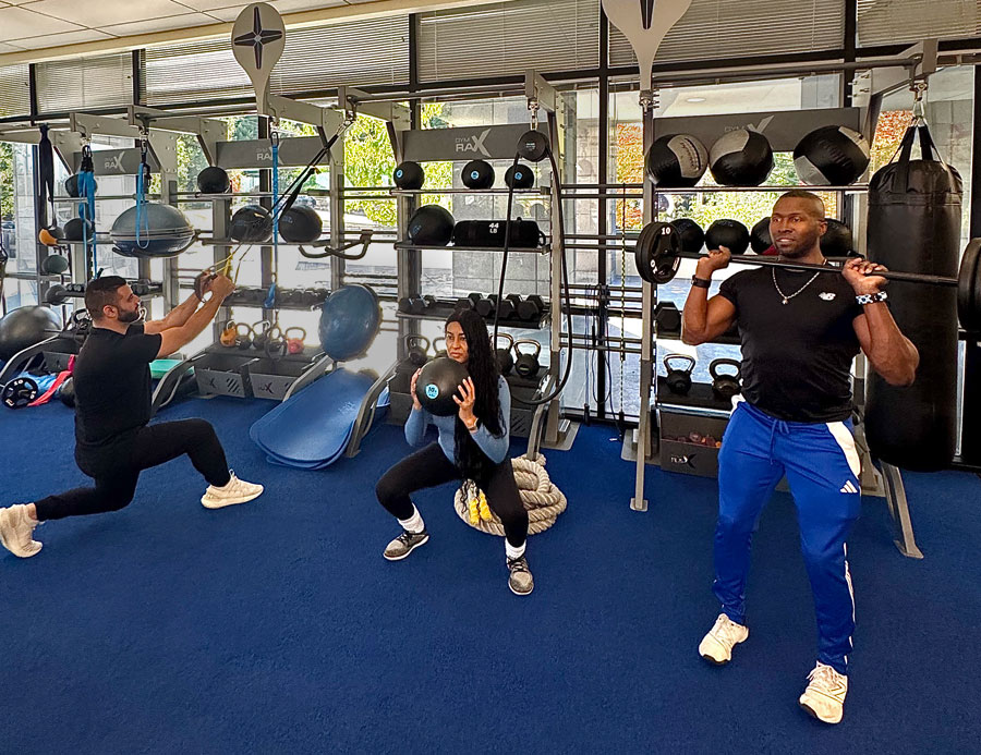 Group class at Steel Fitness Main Line near Gladwyne and Conshohocken